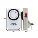 Temporizador Analógico Timer Manual Tomada Liga Desliga Energia 110v / 220v Tomada Inteligente - BrazilStory