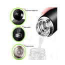Garrafa Térmica Café Água C/sensor Temperatura Em Led 500ml - BrazilStory