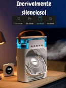 Mini Climatizador, Ventilador e Umidificador 3 em 1 Usb Recarregável - BrazilStory