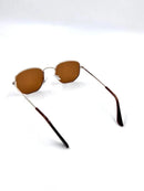 Óculos Hexagonais Polarizados Médios: Estilo Moderno e Proteção Solar, Elegância e Conforto em um Acessório Versátil - FC Company