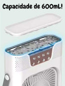 Mini Climatizador, Ventilador e Umidificador 3 em 1 Usb Recarregável - BrazilStory