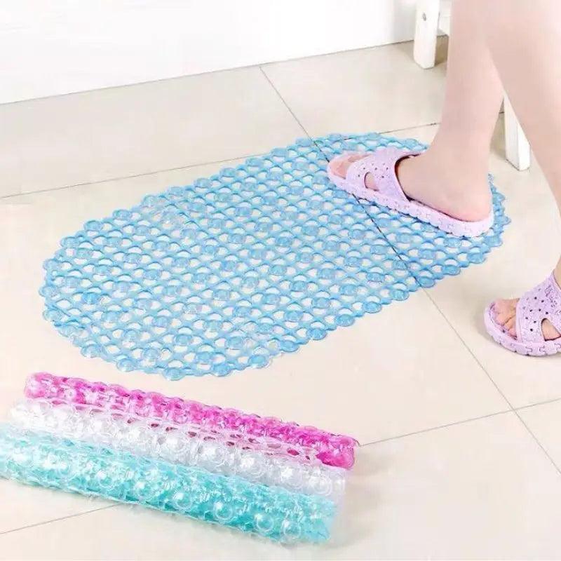 Tapete para Box Banheiro Antiderrapante 35cm x 65cm Borracha - BrazilStory
