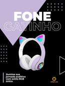 Fone de Ouvido Gatinha RGB B90 - BrazilStory