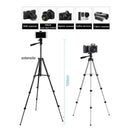 Tripé Universal Profissional Telescópico Para Câmera E Celular 1,02 M 3120 Fotos e Vídeos - BrazilStory