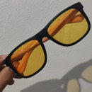 Óculos de Sol Masculino com Haste em Madeira Bambu Óculos Casual - BrazilStory