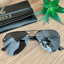 Óculos de sol aviador piloto feminino vintage estilo retrô proteção contra raios UV400 marca designer moda elegante