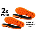 Kit 2 Palmilha Pos Gel Para Quem Trabalha Até 12 Horas