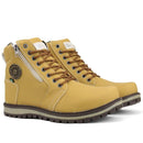 Bota Casual Masculina Com Zíper Lateral - BrazilStory