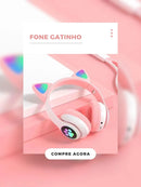 Fone de Ouvido Gatinha RGB B90 - BrazilStory