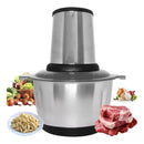 Processador de alimentos elétrico de 2L: triturador com 4 lâminas curvas, ideal para eficiência e praticidade culinária