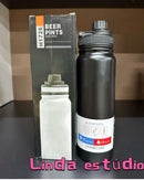 Garrafa de Academia 800ml/de Aço Inoxidável/ Isolamento Térmico. - BrazilStory