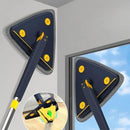 Esfregão Triangulo Mop De Limpeza Ajustável Giratória 360° - BrazilStory