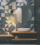 Espelho decorativo de parede lapidado grande redondo de 40cm + dupla face - BrazilStory