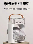 Mini Climatizador, Ventilador e Umidificador 3 em 1 Usb Recarregável - BrazilStory