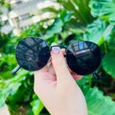 Óculos de sol femininos com armação redonda - Várias cores, estilos e proteção, perfeitos para o verão e qualquer ocasião