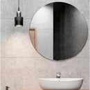 Espelho decorativo de parede lapidado grande redondo de 40cm + dupla face - BrazilStory