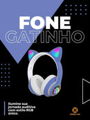 Fone de Ouvido Gatinha RGB B90 - BrazilStory