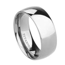 Anéis Tigrade 2/4/6/8mm aliança de casamento, polida feminina masculino, titânio preto cor prata. - BrazilStory