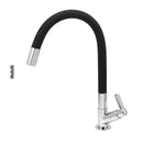 Torneira de luxo flexível de parede com corpo de silicone preto - BrazilStory