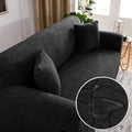 Capa de sofá jacquard espessa para sala de estar, capa de sofá grossa para 1/2/3/4 lugares, capa de sofá de canto em forma de L