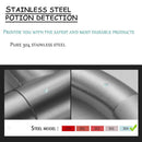 Torneira Gourmet Cozinha Pia de Parede Tubo Flexível Aço Inoxidável 1/4 - BrazilStory