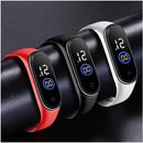 Relógio De Pulso Feminino Masculino Infantil Digital Mi Band Led Smartwatch Digital - BrazilStory
