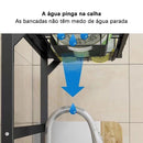 Suporte para pia de cozinha de aço inoxidável premium - BrazilStory
