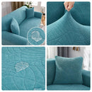 Capa de sofá jacquard espessa para sala de estar, capa de sofá grossa para 1/2/3/4 lugares, capa de sofá de canto em forma de L