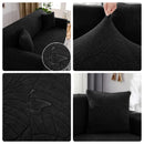 Capa de sofá jacquard espessa para sala de estar, capa de sofá grossa para 1/2/3/4 lugares, capa de sofá de canto em forma de L