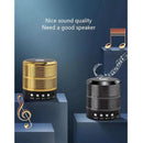 Mini caixa de som Portátil Bluetooth Usb Mp3 P2 Sd Radio Fm - BrazilStory