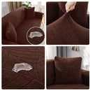 Capa de sofá jacquard espessa para sala de estar, capa de sofá grossa para 1/2/3/4 lugares, capa de sofá de canto em forma de L