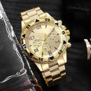 Relógio Masculino Metal Pallyjane Prata, a Prova D'Água com Led Master