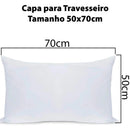 Kit de colchão BF 50x70cm 2 capas protetor de travesseiro impermeável C / capa com zíper - BrazilStory