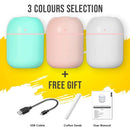 Umidificador De Ar Grande Capacidade Para Casa Usb Led - BrazilStory