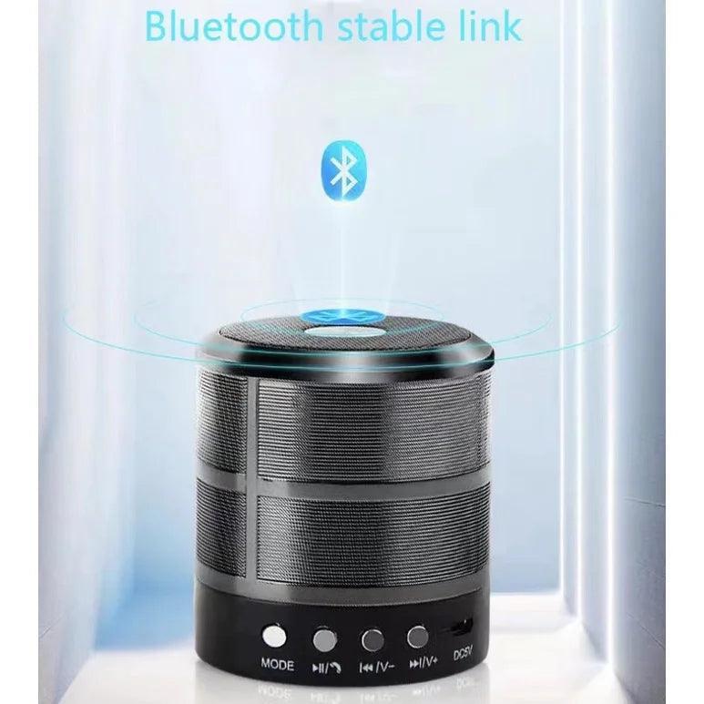 Mini caixa de som Portátil Bluetooth Usb Mp3 P2 Sd Radio Fm - BrazilStory