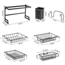 Suporte para pia de cozinha de aço inoxidável premium - BrazilStory