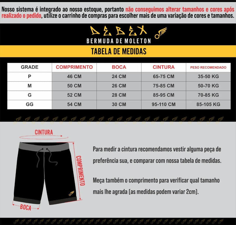 Kit 2 Shorts Masculino de Moletom/Academia Treino. - BrazilStory