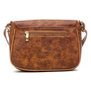 Bolsa Feminina Transversal de Ombro Couro Bordada - BrazilStory