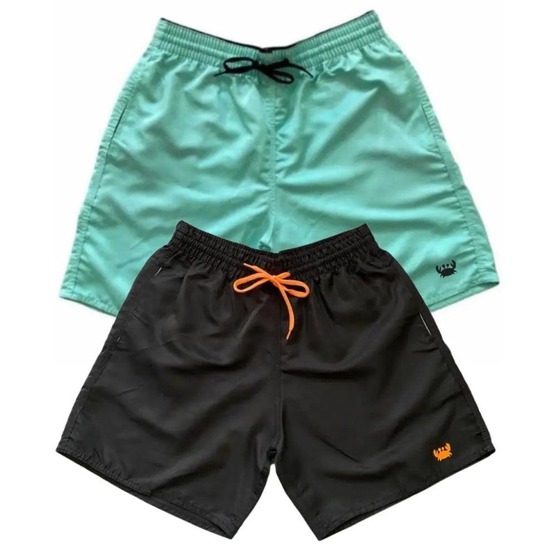 Kit 2 Short Moda Praia Bermuda Tactel - BrazilStory