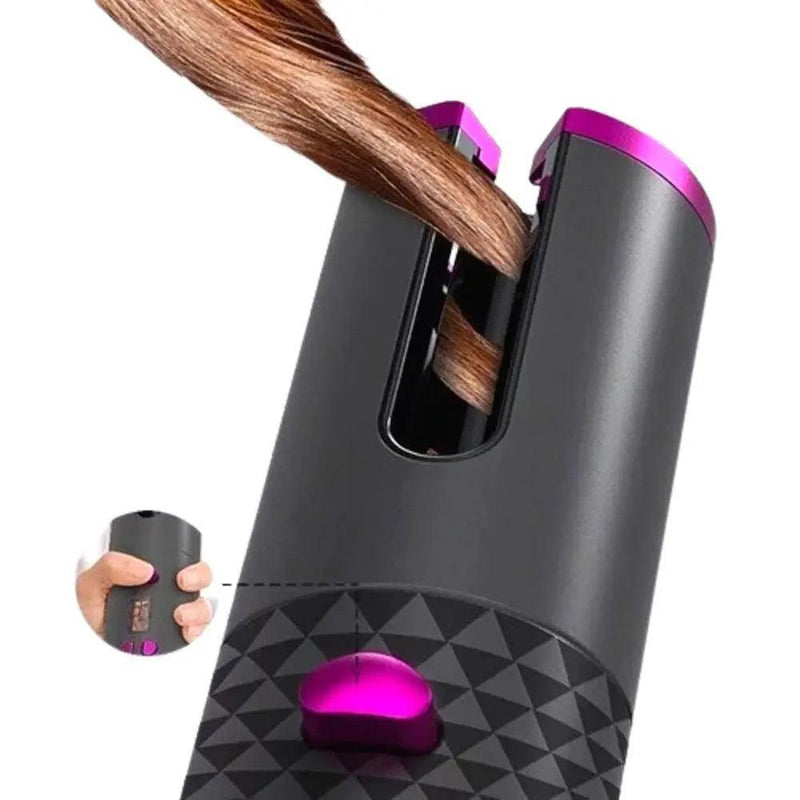 Modelador De Cachos Sem Fio Portatil Ondulado Cabelo Baby Liss Salão de Beleza Cuidados Pessoais Mulher - BrazilStory